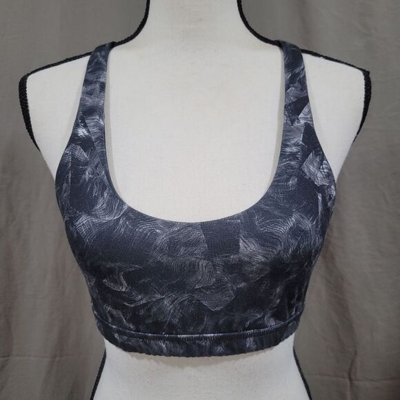 SO Gray Racerback Sports-bra Sz Medium - Picture 1 of 5